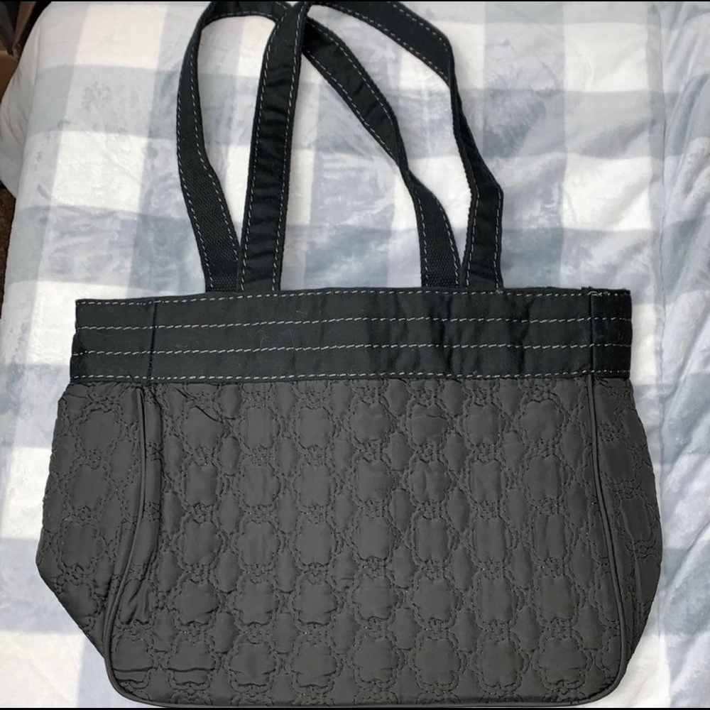 🦋 $5 ADD ON• Thirty-One Black Quilted Bag